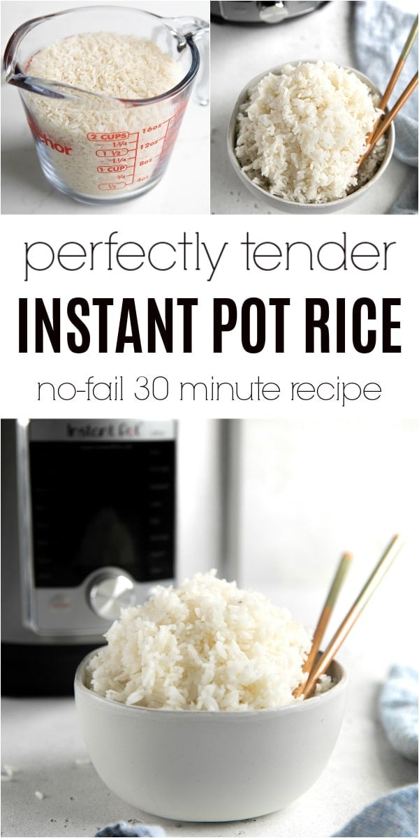 Instant Pot Rice Pinterest Collage (1)
