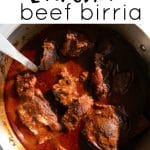 beef birria short pin