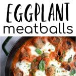 eggplant meatballs long pin