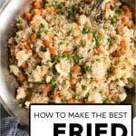 fried rice recipe pinterest pin short