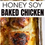 honey soy chicken thighs long pin