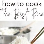 how to cook rice long pin
