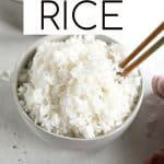 how to cook rice short pin