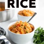 mexican rice short pinterest pin