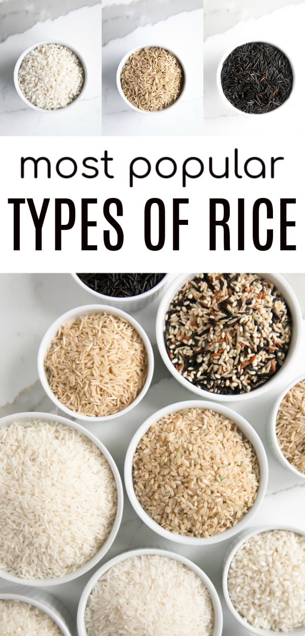 types of rice long pin