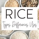 types of rice short pin