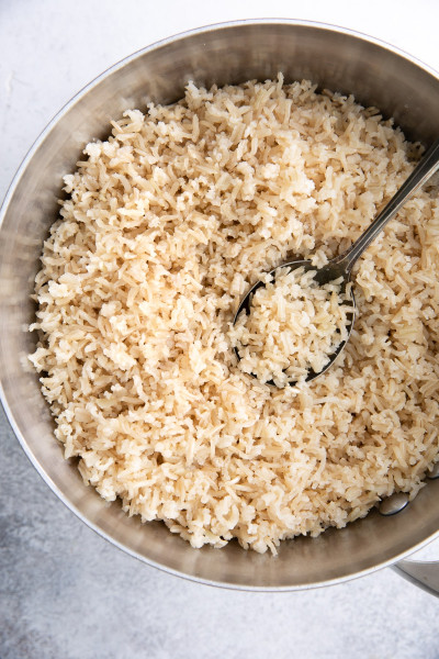 How to Cook Brown Rice (2 Ways!) - The Forked Spoon