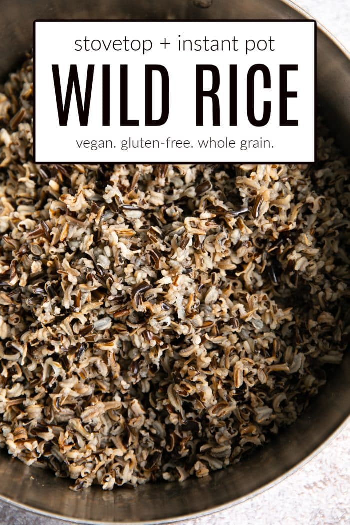 how to cook wild rice pinterest pin collage