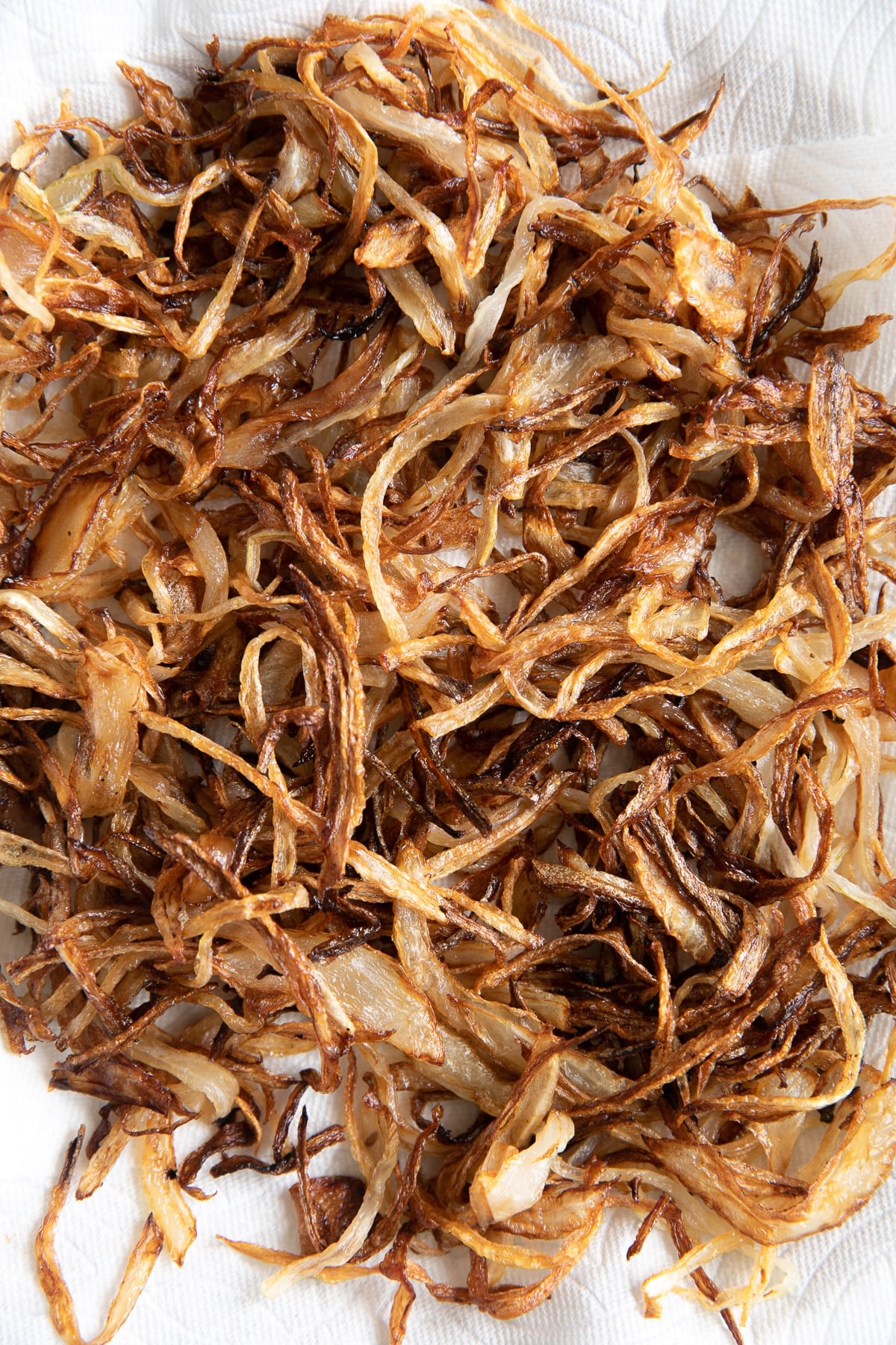 Crispy friend onions.