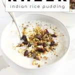 Pinterest collage for Rice Kheer Recipe