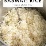 how to cook basmati rice pinterest pin