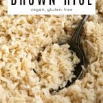 how to cook basmati rice Pinterest pin image