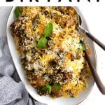 how to make biryani recipe pinterest collage image