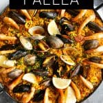 spanish paella recipe pinterest pin