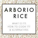 what is arborio rice pinterest image