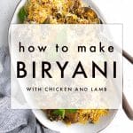 how to make biryani recipe pinterest collage image