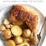 Crispy Oven Roasted Chicken Legs with Potatoes