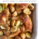 Crispy Oven Roasted Chicken Legs with Potatoes