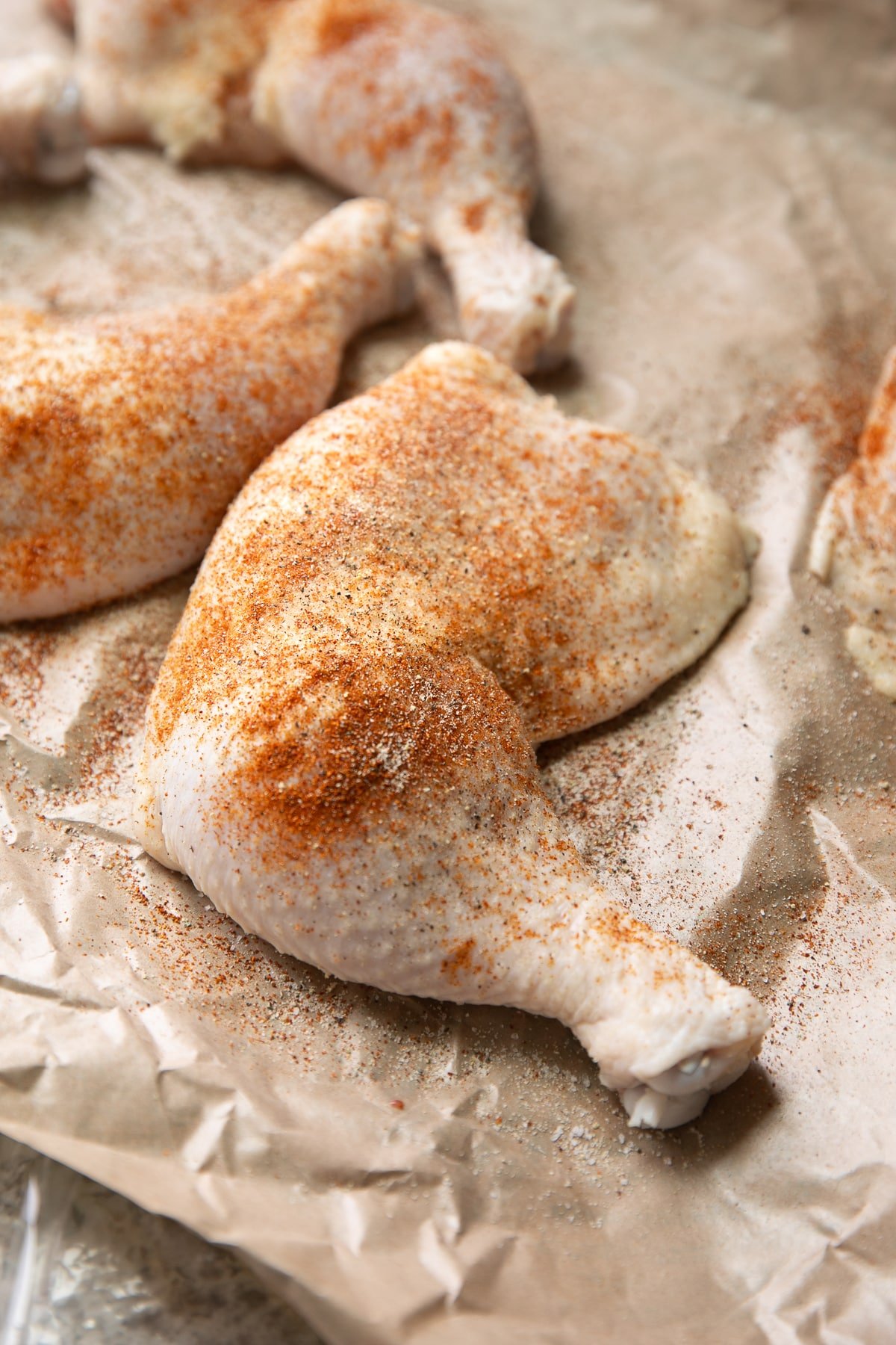 Crispy Oven Roasted Chicken Legs with Potatoes The Forked Spoon