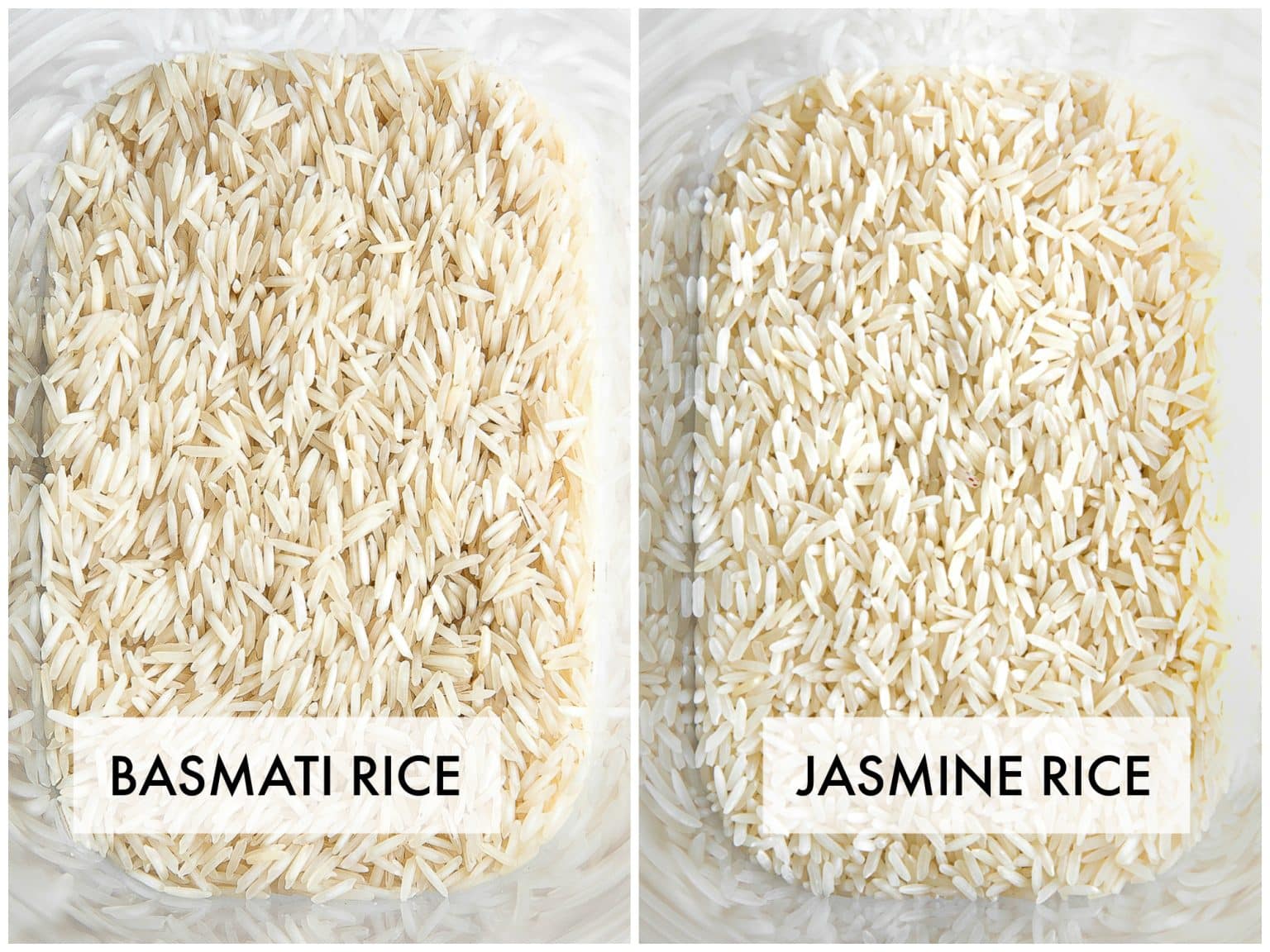 Basmati Rice vs. Jasmine Rice What's the Difference? The Forked Spoon