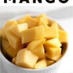 how to cut a mango pinterest pin image