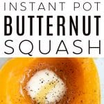 How to Cook Instant Pot Butternut Squash Pinterest Collage