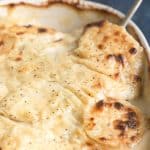 Classic Scalloped Potatoes Recipe Pinterest Pin Image Collage
