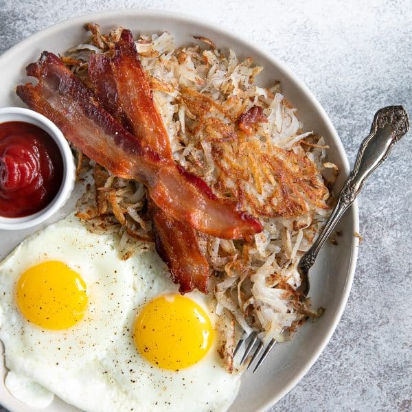 Crispy Hash Browns - The Forked Spoon