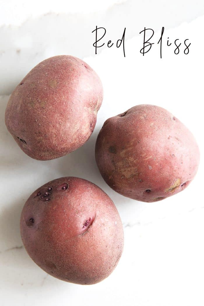Three Red Bliss Potatoes