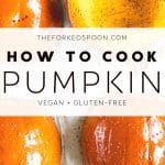How to Cook Pumpkin Pinterest Pin Collage