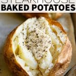 Baked Potato Recipe Pin Image Collage