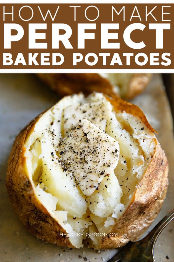 Baked Potato Recipe Pin Image Collage