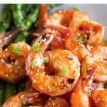 honey sriracha shrimp Pinterest PIN Collage