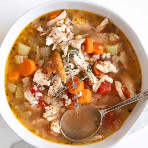 Turkey Soup Recipe - The Forked Spoon