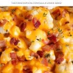 cauliflower bake Recipe Pinterest Pin Collage Image