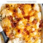 cauliflower bake Recipe Pinterest Pin Collage Image
