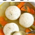 matzo ball soup Pinterest PIN Collage