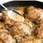 Creamy Tuscan Chicken Pinterest PIN Collage