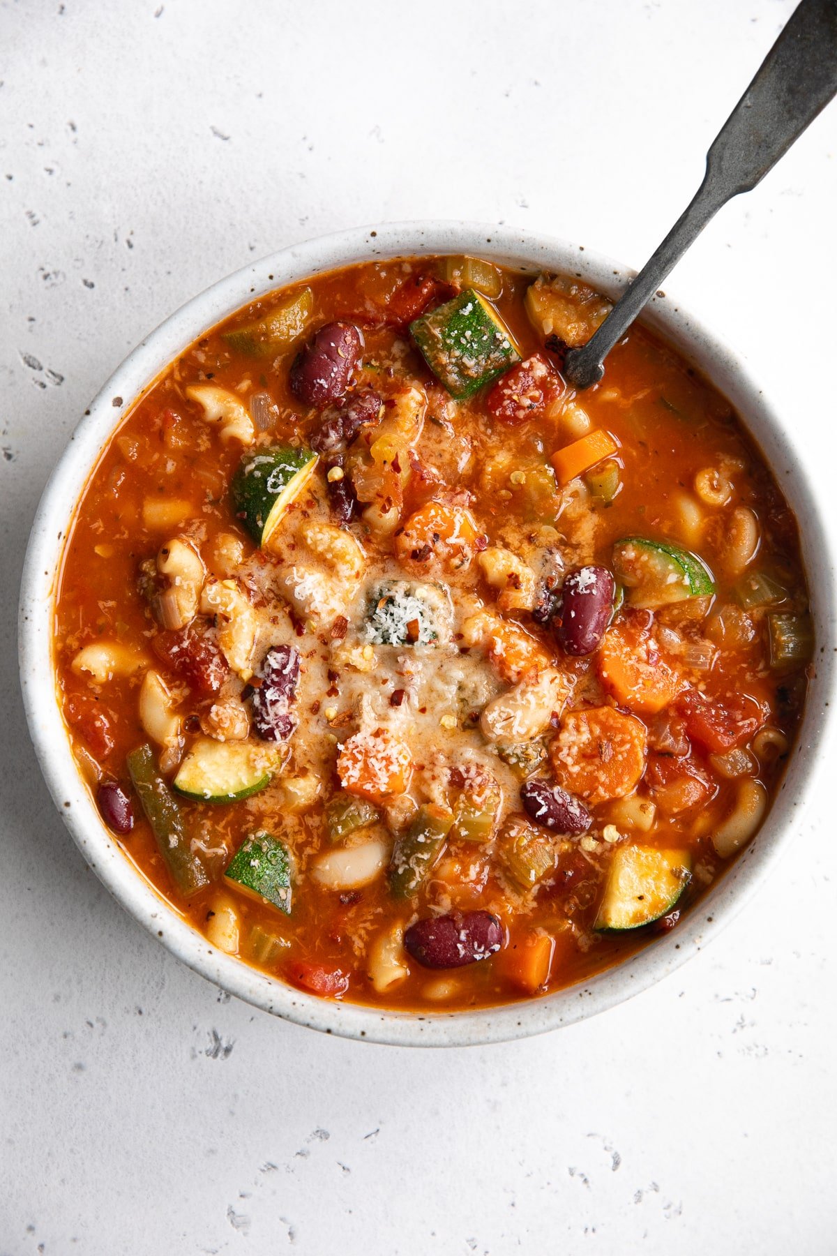 Instant Pot Minestrone Soup Recipe - The Forked Spoon