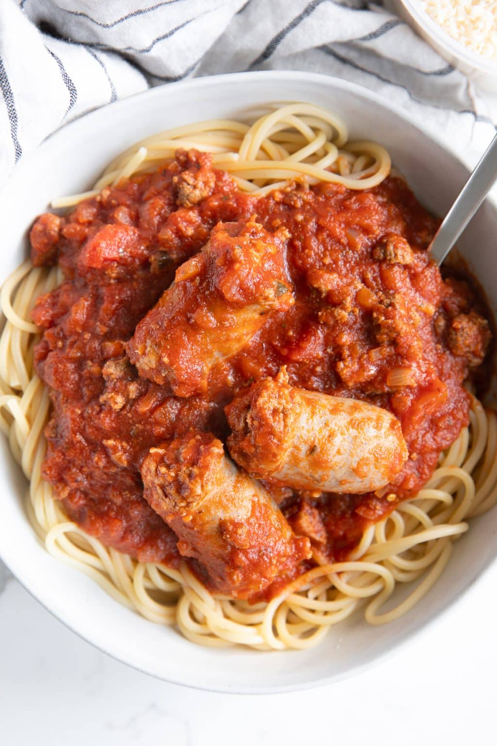 Grandma's Spaghetti Sauce with Meat The Forked Spoon