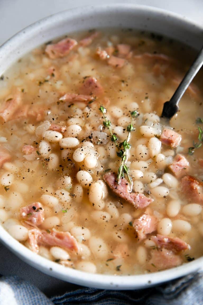 Navy Bean Soup With Ham The Forked Spoon