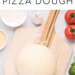 homemade pizza dough recipe pinterest pin collage image