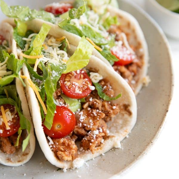 Ground Turkey Tacos - The Forked Spoon