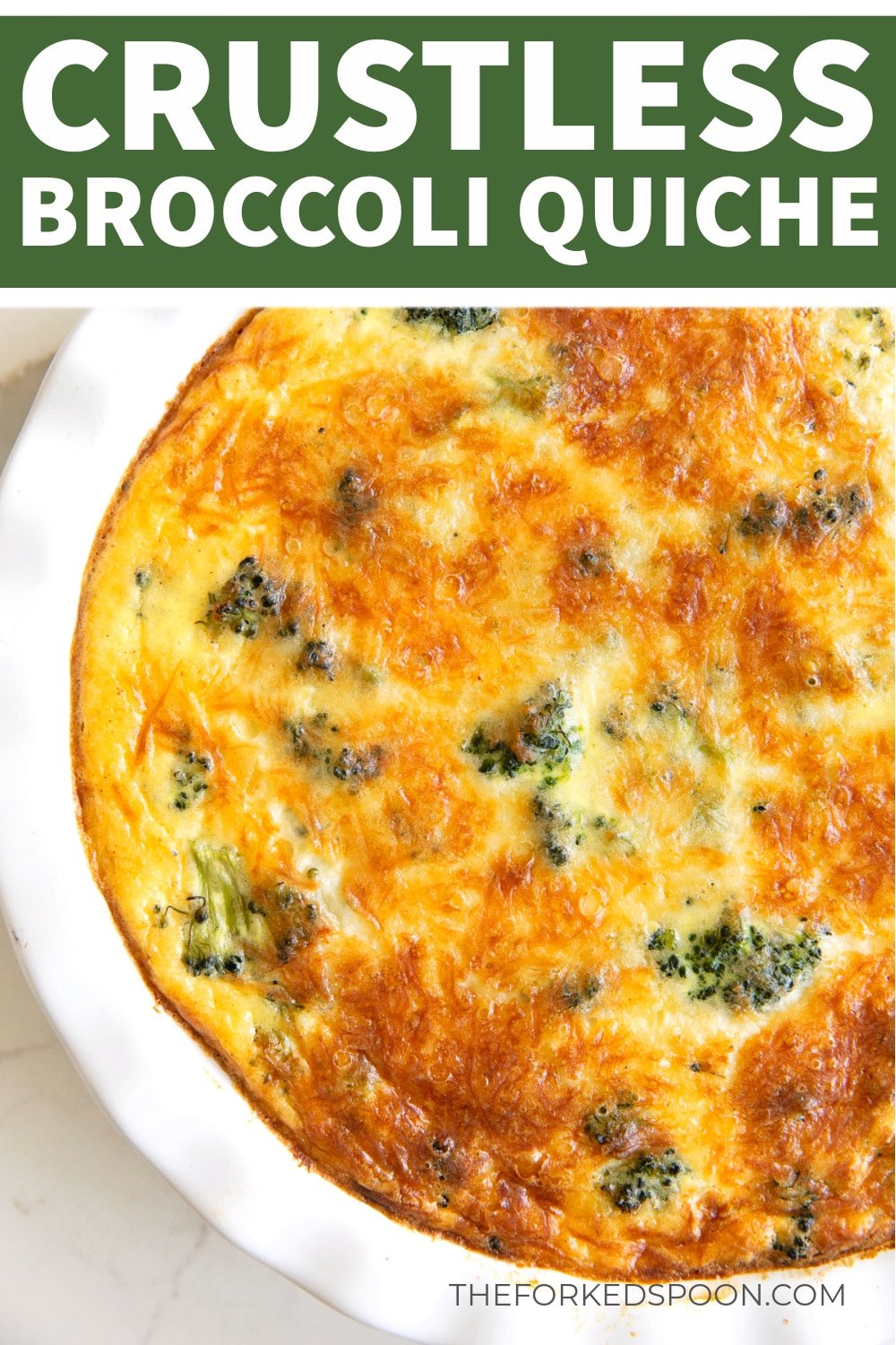 Crustless Quiche - The Forked Spoon