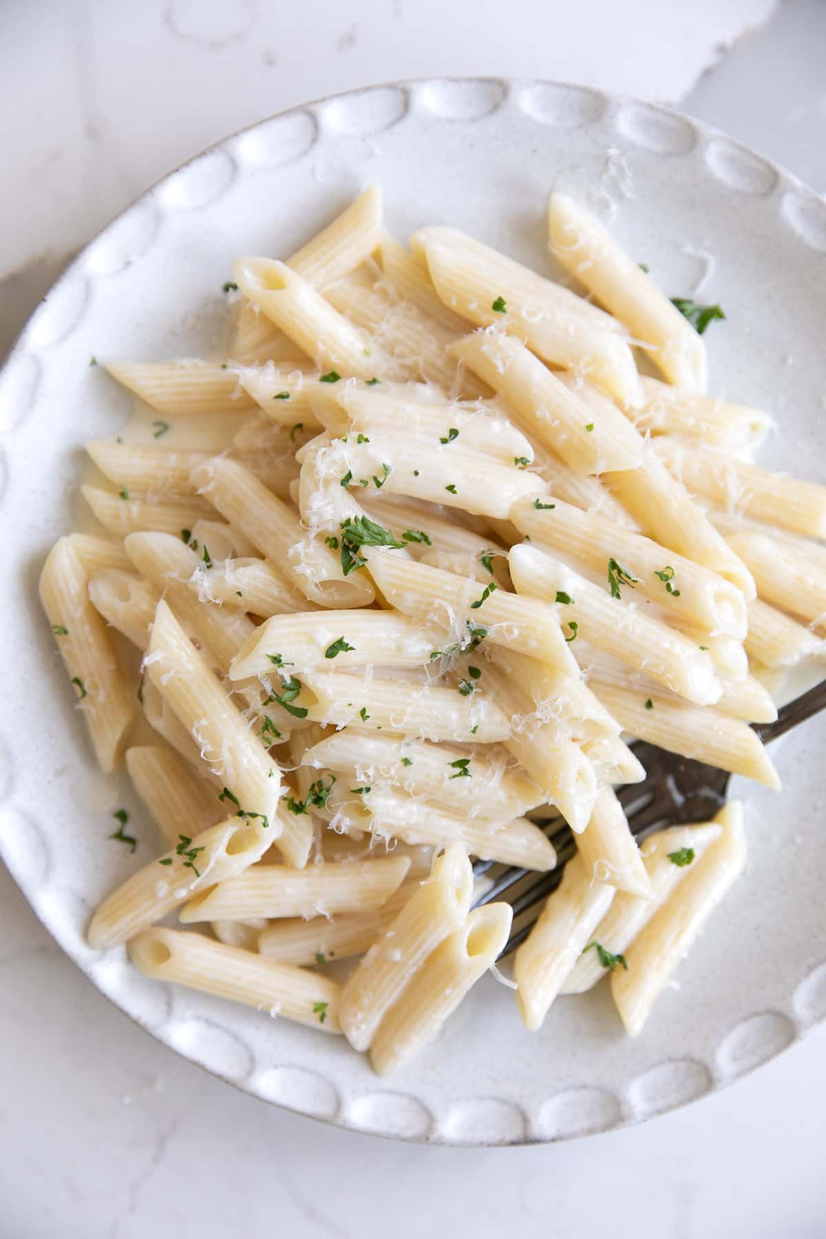 Creamy Penne Pasta Recipe - The Forked Spoon