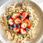 Instant Pot Oatmeal Recipe Pinterest pin image collage