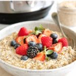 Instant Pot Steel Cut Oats Pinterest Pin Image