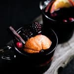 Pinterest Pin for easy mulled wine recipe with text overlay.