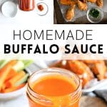 buffalo sauce recipe pinterest pin image