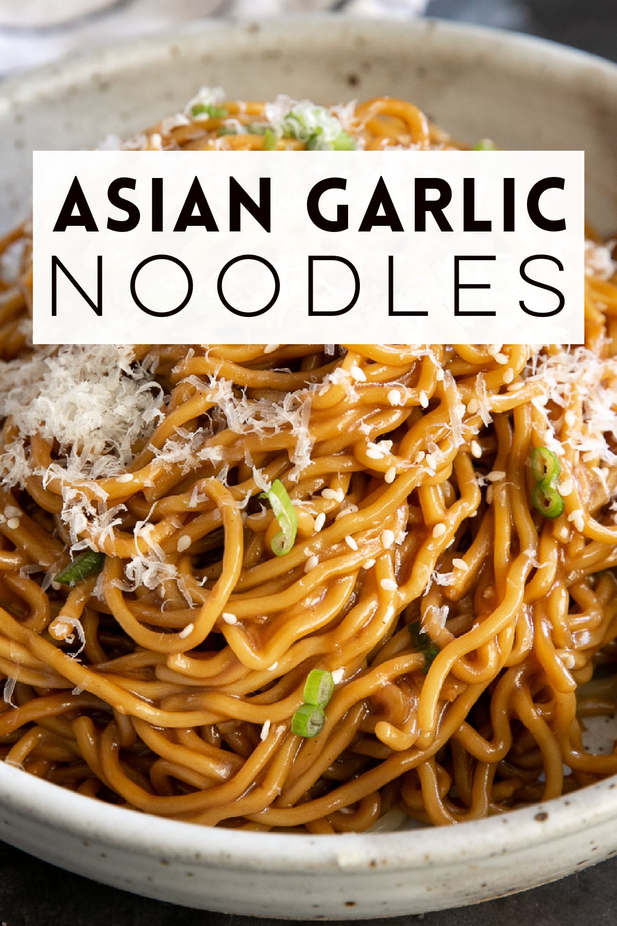 Asian Garlic Noodles The Forked Spoon